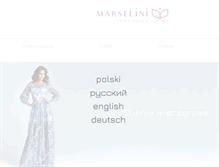 Tablet Screenshot of marselini.com